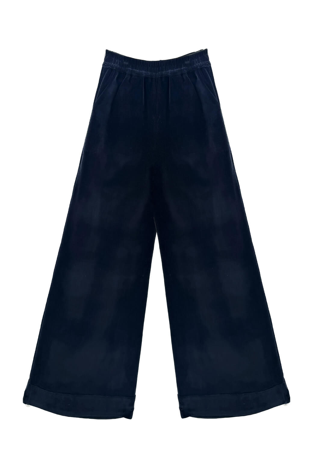 Buru x Anna Kloots Wide Leg Trouser - Black Velvet