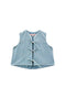 Buru x Megan Stokes  The Fife Vest - Embroidered Chambray