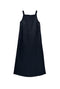 Buru x Megan Stokes The Megan MIDI Dress - Black Pintuck Knit