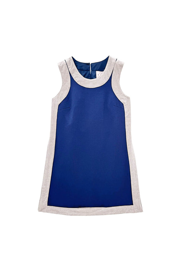 Buru x Val Mini Bermuda Set - Navy & Taupe