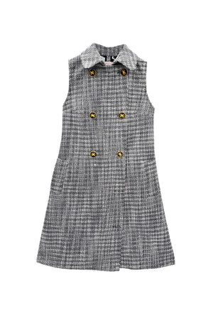 Buru x Val The Val Vest - Black & White Tweed