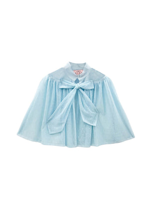 Buru x Old Soul Etiquette Capelet - Blue Tulle