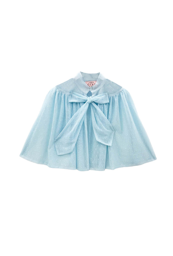 Buru x Old Soul Etiquette Capelet - Blue Tulle
