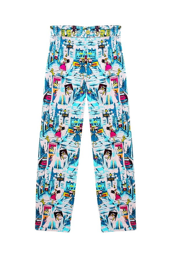 Cropped Cigar Pant - Paris in the Springtime