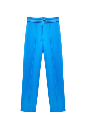 Cropped Cigar Pant - Stretch Blue