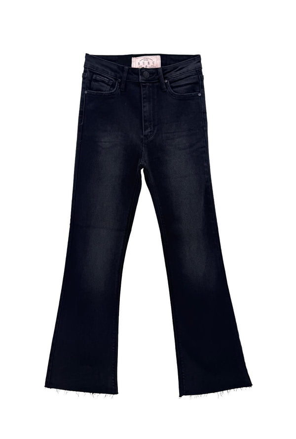 Cropped Flares - Black