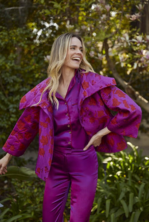 Cropped Grace Coat Rani