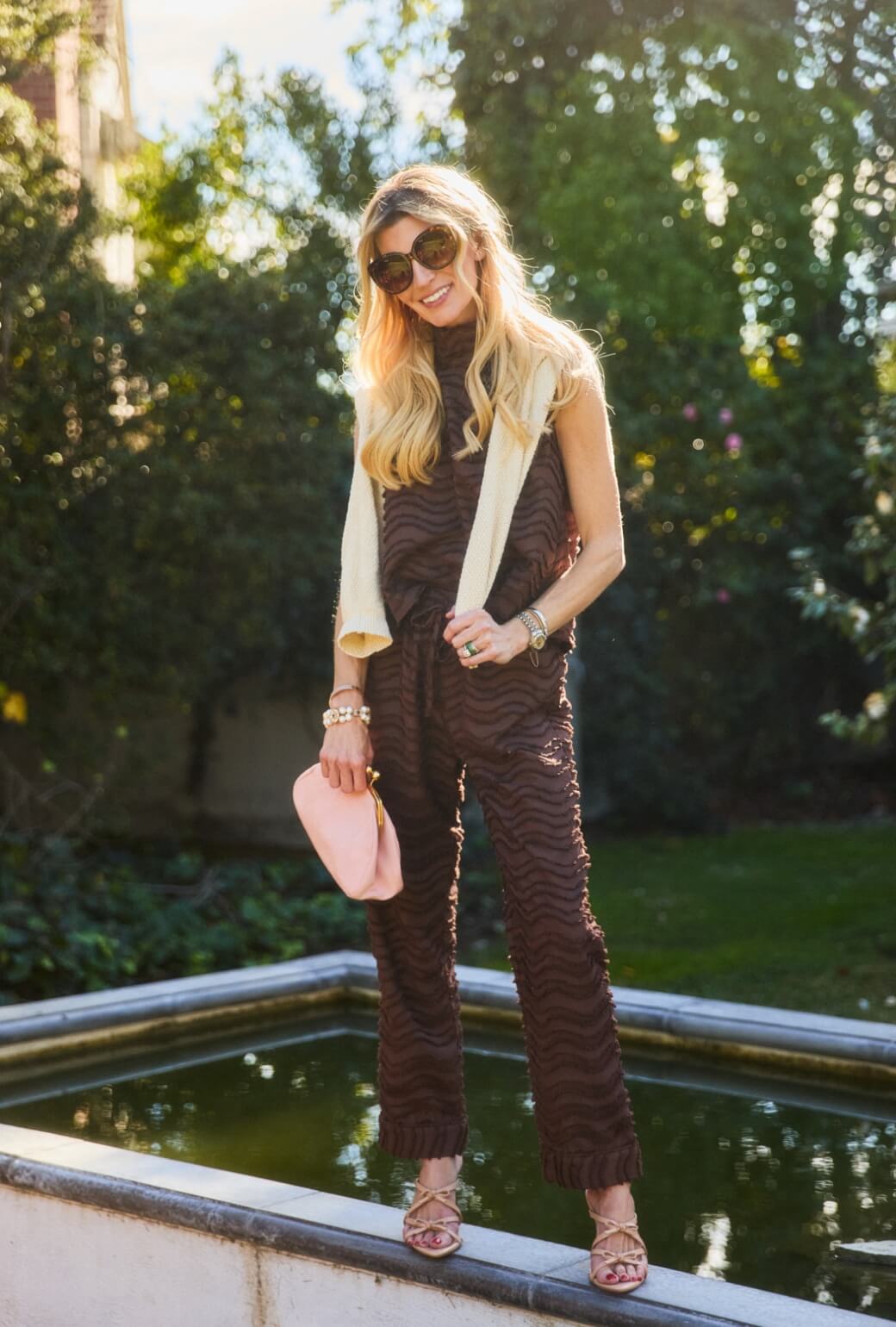 Cropped Sleeveless Mod Top - Chocolate Fringe – BURU