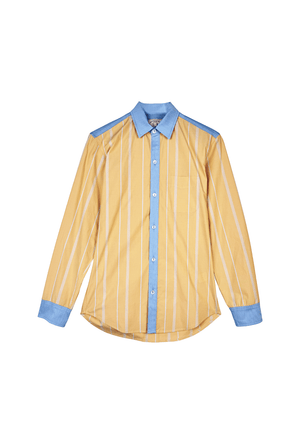 Dad Shirt - Clementine Stripe