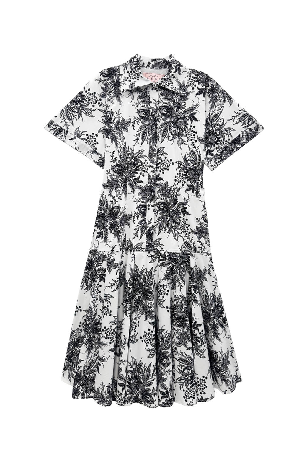 Drop Waist Day Gown - B & W Botanicals