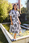 Drop Waist Day Gown - B & W Botanicals