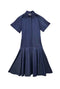 Drop Waist Day Gown - Dark Chambray