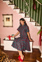 Drop Waist Day Gown - Holiday Plaid