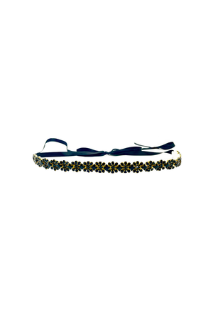 Embellished Wrap Belt - Black