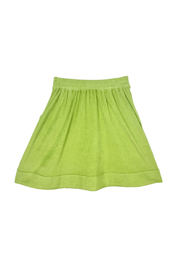Everyday MINI Skirt  - Lime Sherbet Terry