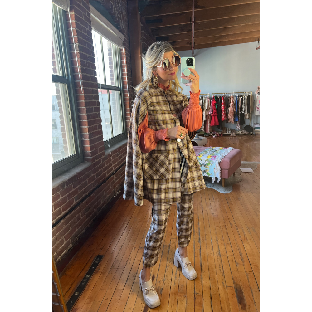 Comme des Garcons Homme Plus 1996 blue plaid pants — JAMES