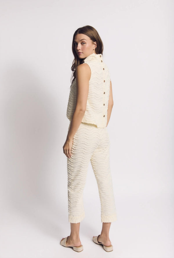 Everyday Pants - Ivory Fringe