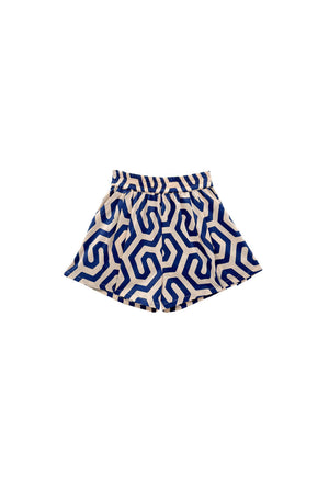 Everyday Shorts - Blue Geo