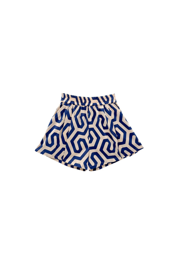 Everyday Shorts - Blue Geo