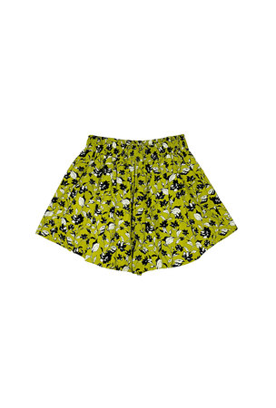 Everyday Shorts Chartreuse Floral