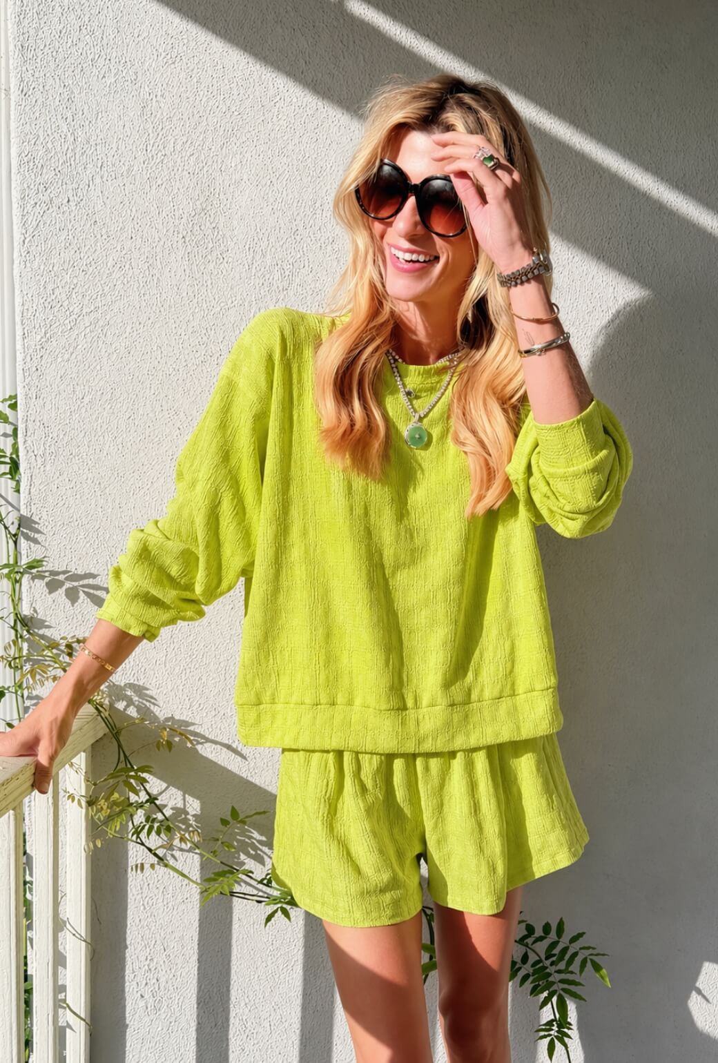 Everyday Shorts - Courtside Yellow Knit