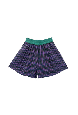 Everyday Shorts - Purple Plaid