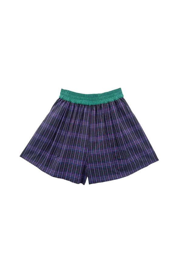 Everyday Shorts - Purple Plaid