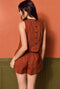 Everyday Shorts - Red & Chartreuse Geo