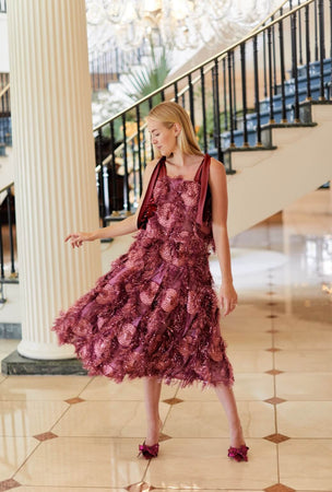 Eyelash Skirt Bordeaux Eyelash