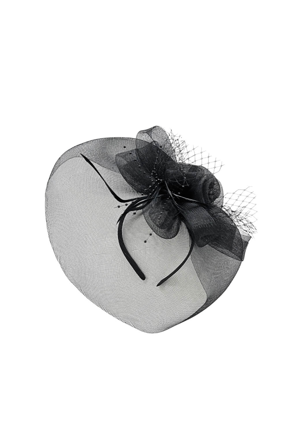 Fascinator - Black with Hat Box