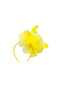 Fascinator - Yellow with Hat Box