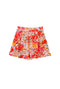 Flat Front Everyday Shorts - 60's Floral