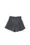 Flat Front Everyday Shorts - B&W Stripe Knit