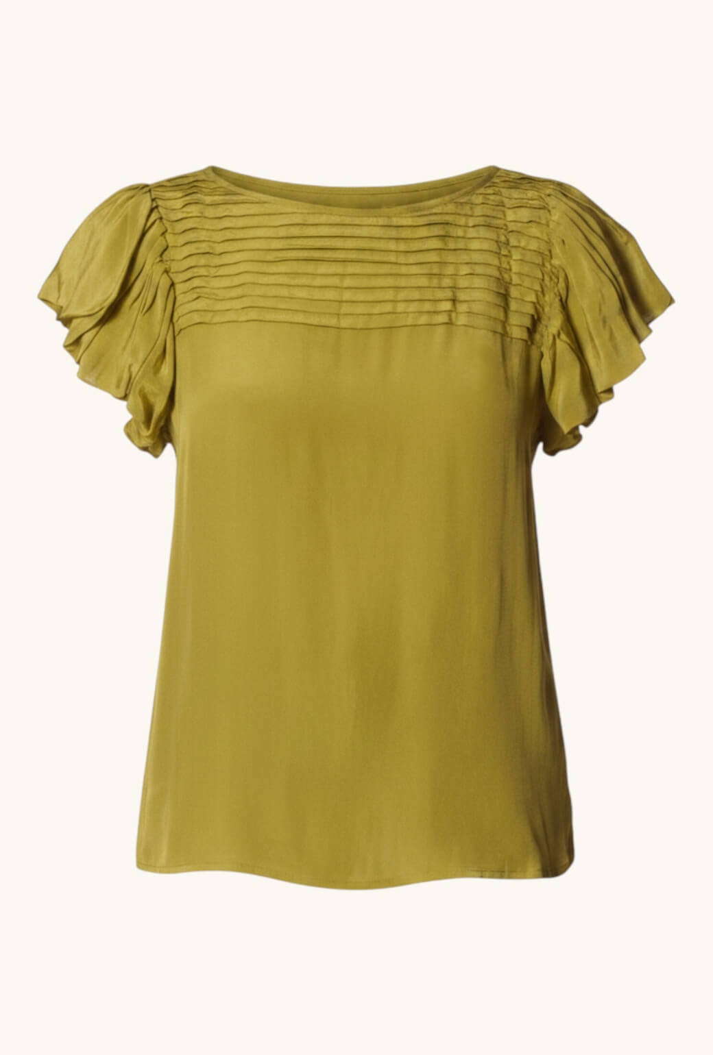 Gemma Blouse - Chartreuse