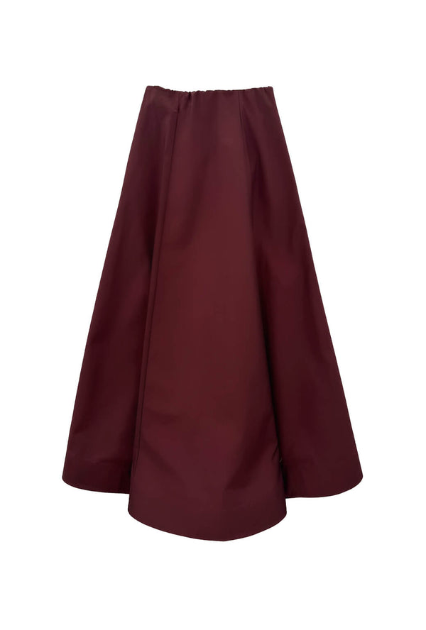 Guest Skirt - Chocolate Taffeta