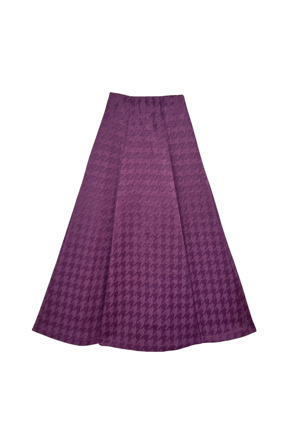 SAMPLE - Guest Skirt - Purple Houndstooth