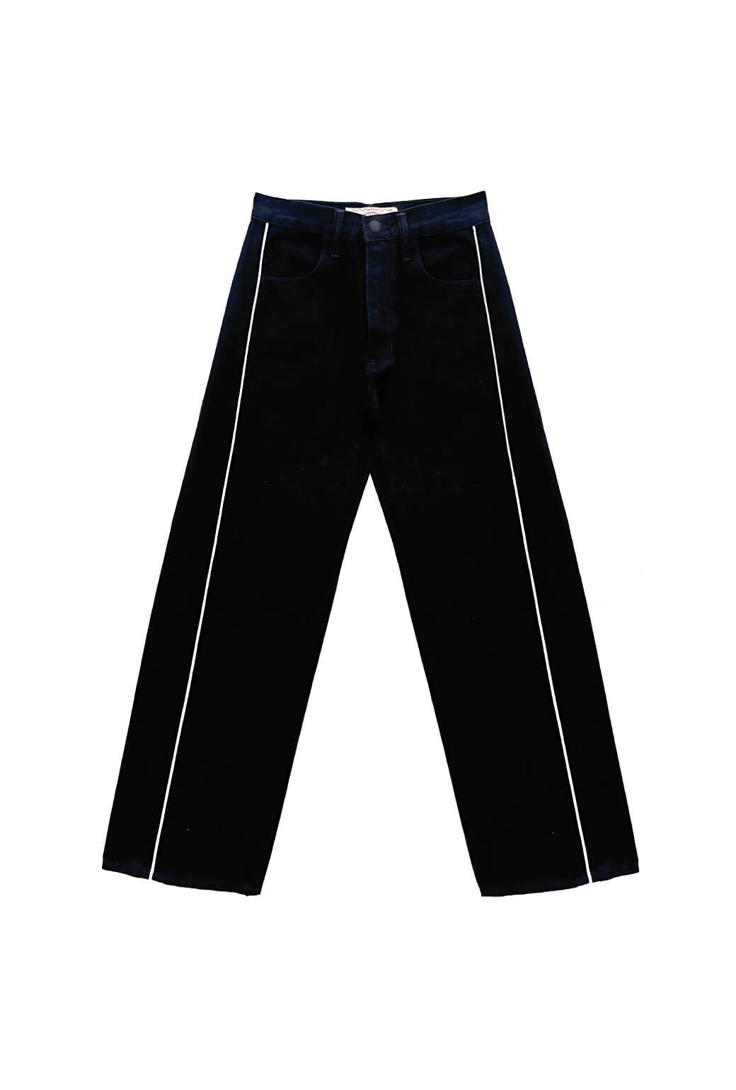 Horseshoe Jeans - Noir with White Stripe