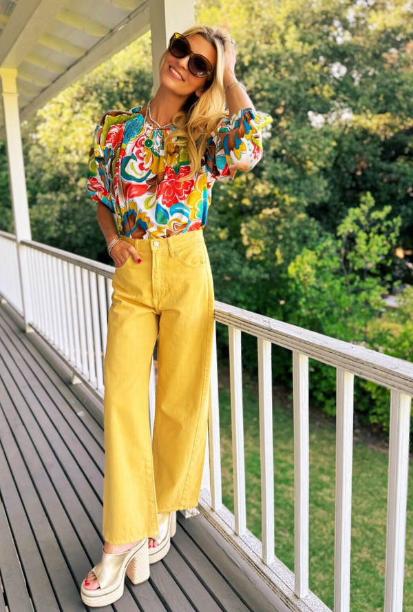 Horseshoe Jeans - Ochre