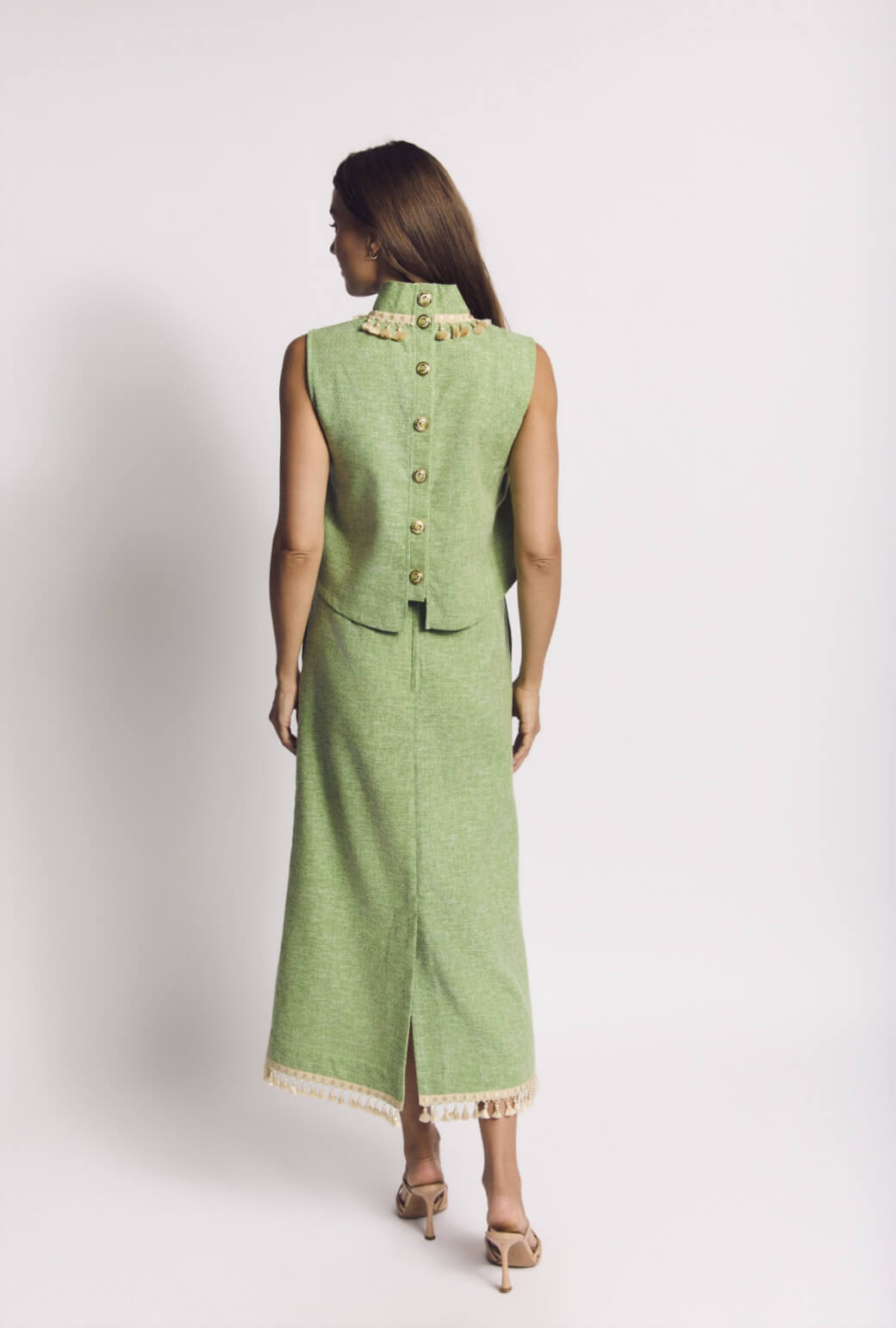 Hostess Set - Green Tweed