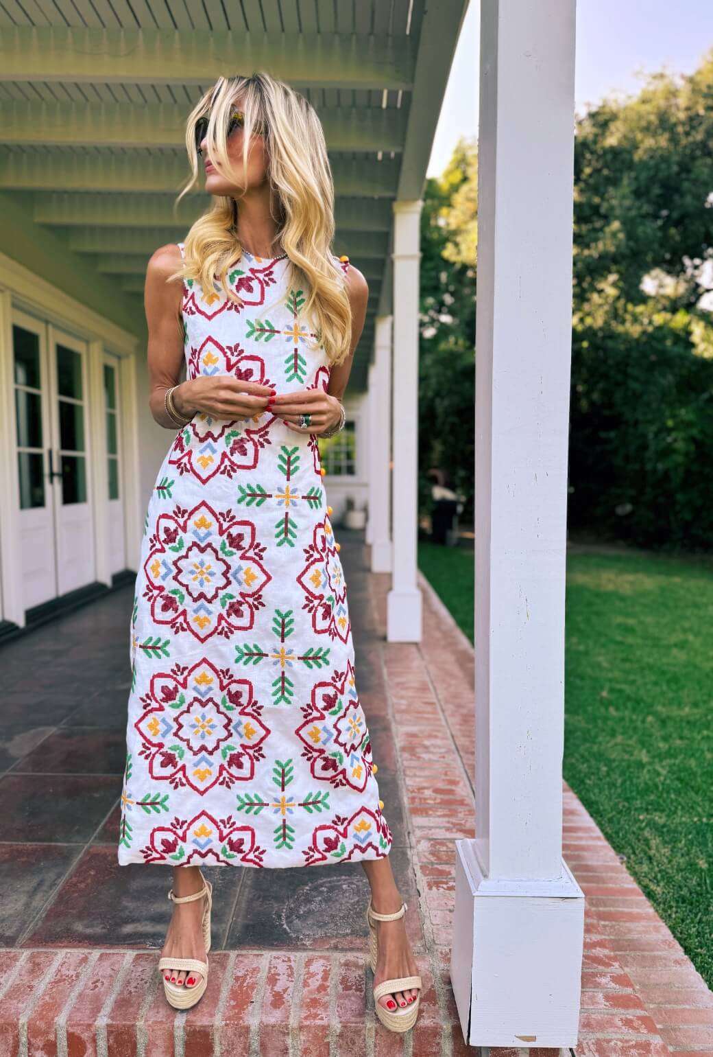 Jackie Dress Tea Length - Cross Stitch
