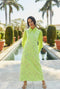 Jackie Dress Tea Length - Lemon Brightline