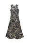 Kelly Gown MIDI - Leopard