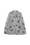 Le Cape - Embellished Gray Faux Wool