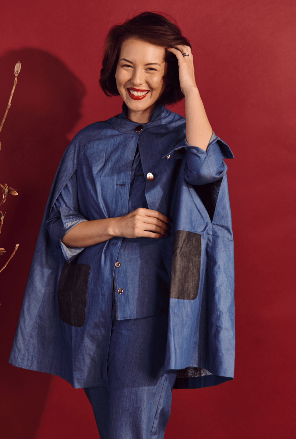 SAMPLE - Le Cape - Dark Chambray