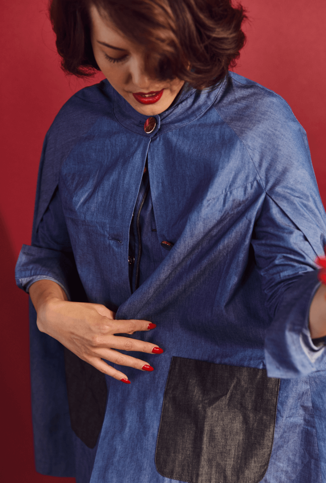 SAMPLE - Le Cape - Dark Chambray