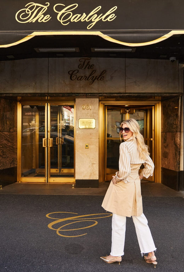 Le Contrast Trench MIDI - Khaki Duet
