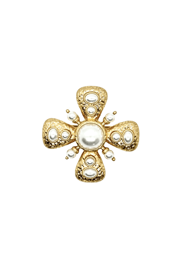 Le Pearl Brooch - Gold