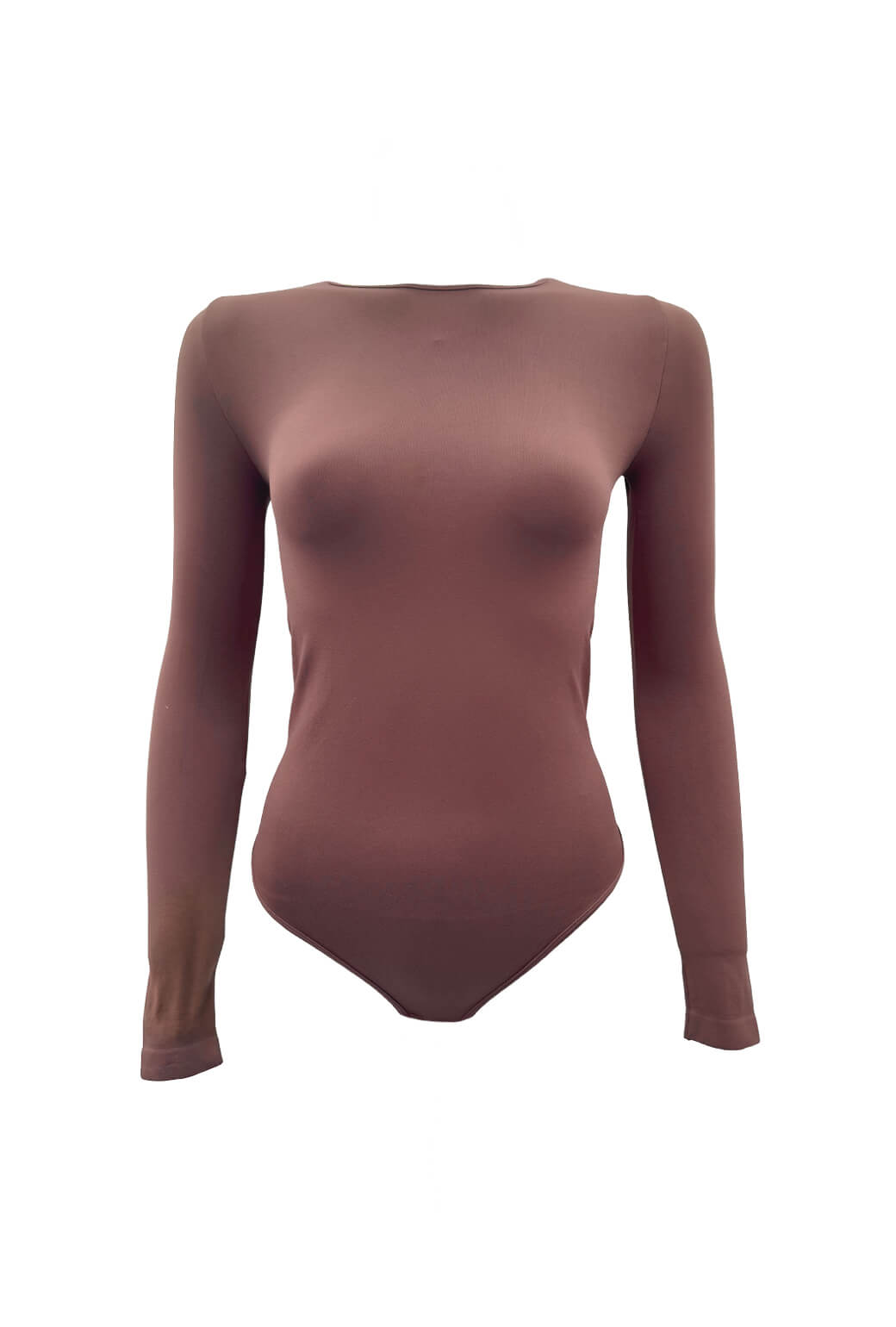 Le Scoop Long Sleeve Body Suit - Mocha