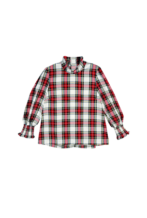 Long Sleeve Mod Top Dress Stewart Plaid