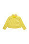 Long Sleeve Twiggy Top - Yellow Satin Polka Dot